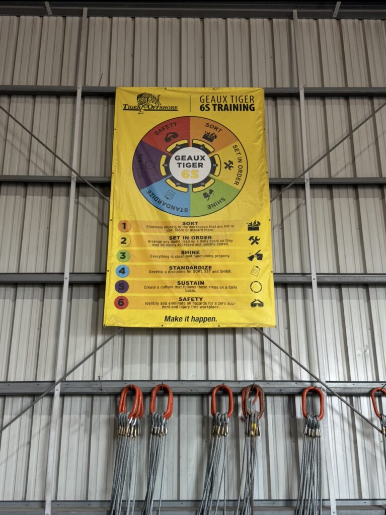 6S Banner Hanging in Yard